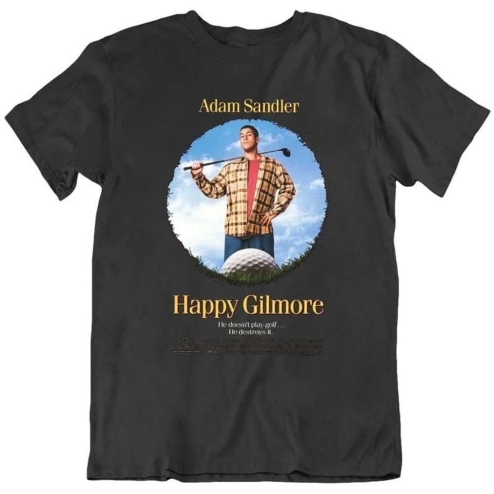 Happy Gilmore 90S Golf Movie Tee Adam Sandler Golfing Comedy Shirt